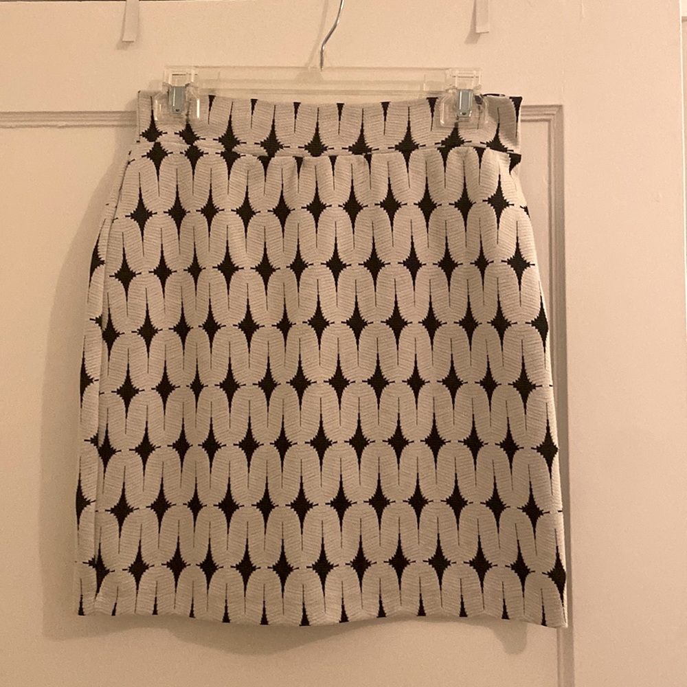 White patterned skirt